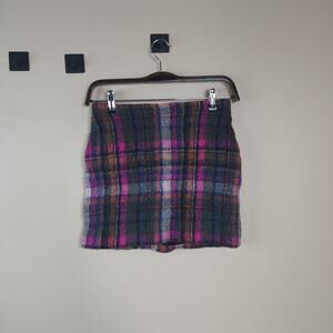 Samsoe Samsoe Agathe Skirt in Multiple Color Plaid Size S
